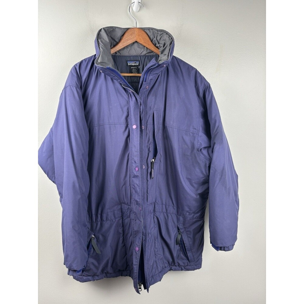 Vintage Patagonia Purple Ski Snowboarding Parka Women’s Large W/ Hood